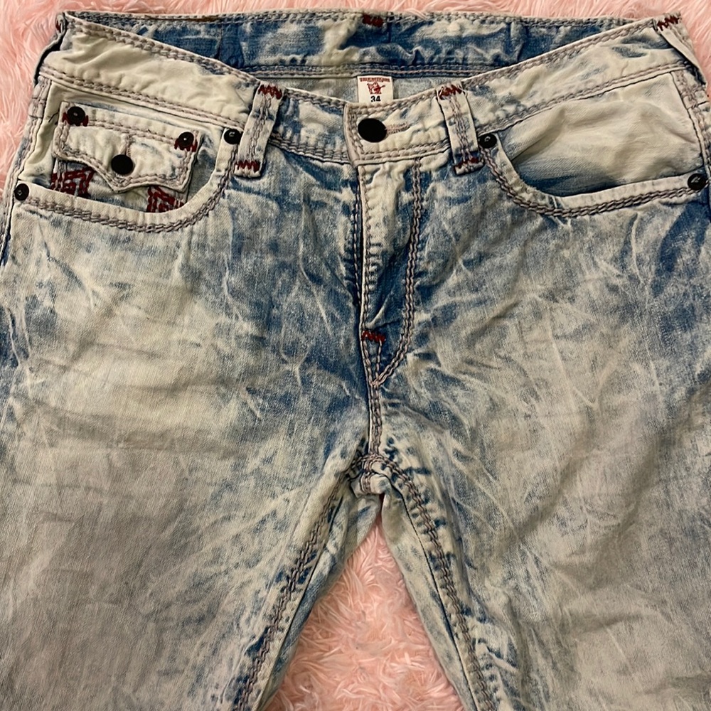 True Religion Straight Flap Jeans
